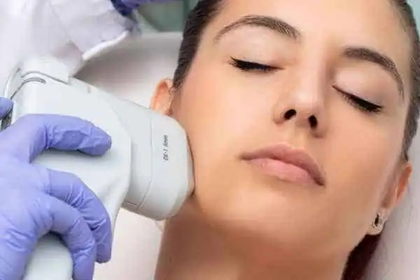HIFU - Breakthrough in Anti - ageing 1 Image of woman having HIFU Rushden treatment