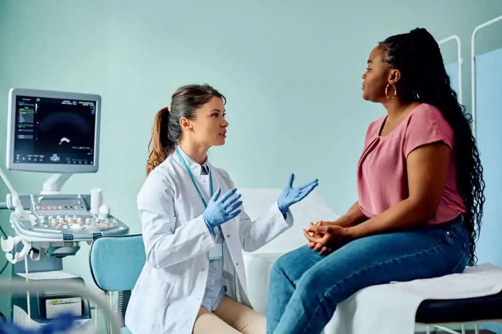 Rejuvenating Intimacy: Exploring Surgical Solutions for Vaginal Laxity 1 Woman have consultation about vaginal laxity Rushden